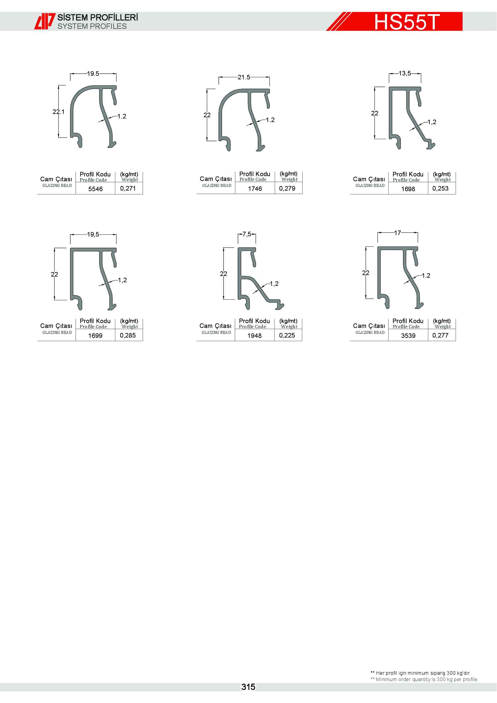 HEBESCHİEBE SÜRME ALÜMİNYUM 22